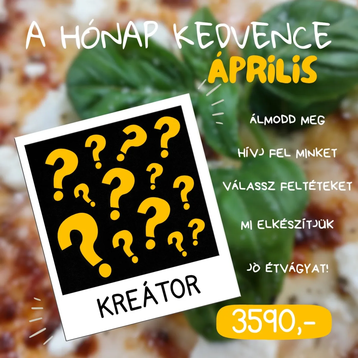 Április hónap kedvence