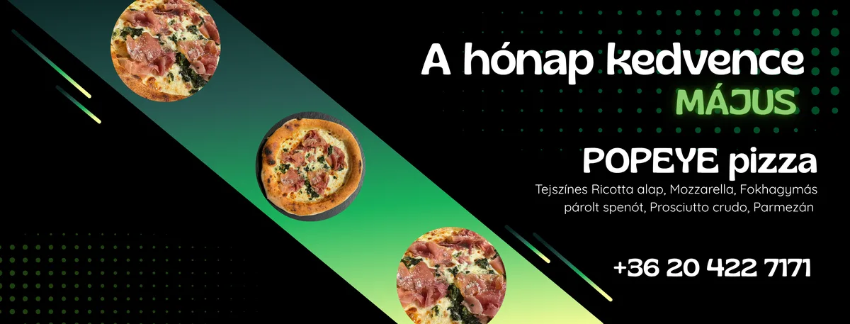 Május hónap kedvence: Popeye pizza